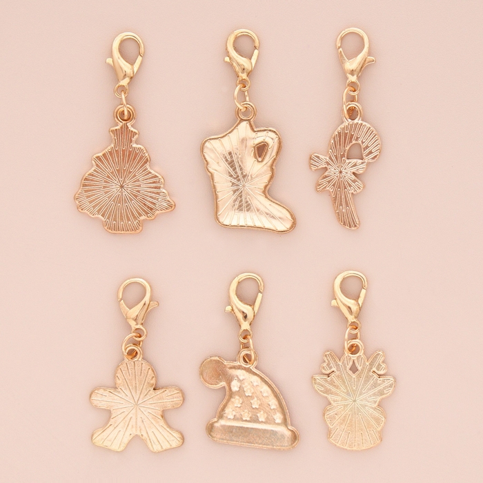 Набор адресников - брелоков Набор адресников - брелоков "Новогодний №2"