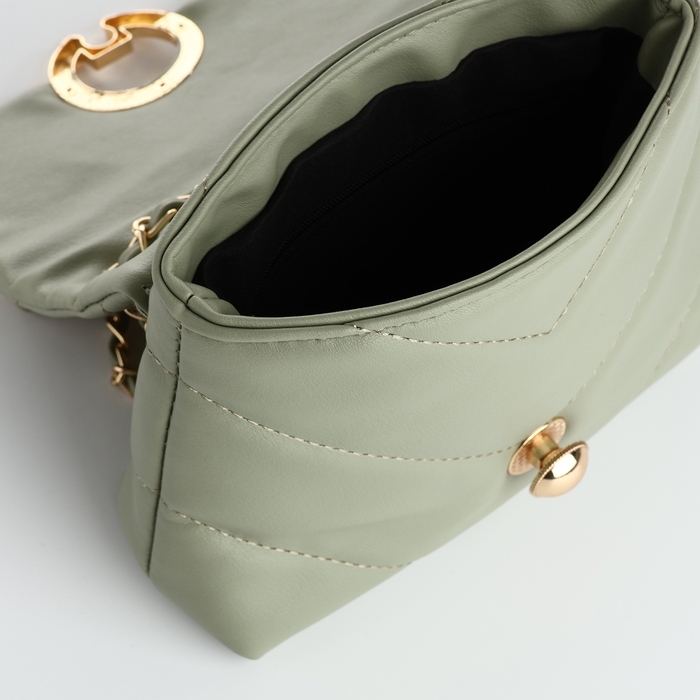 Сумка-мессенджер на клапане, цвет зелёный Сумка-мессенджер на клапане, цвет зелёный