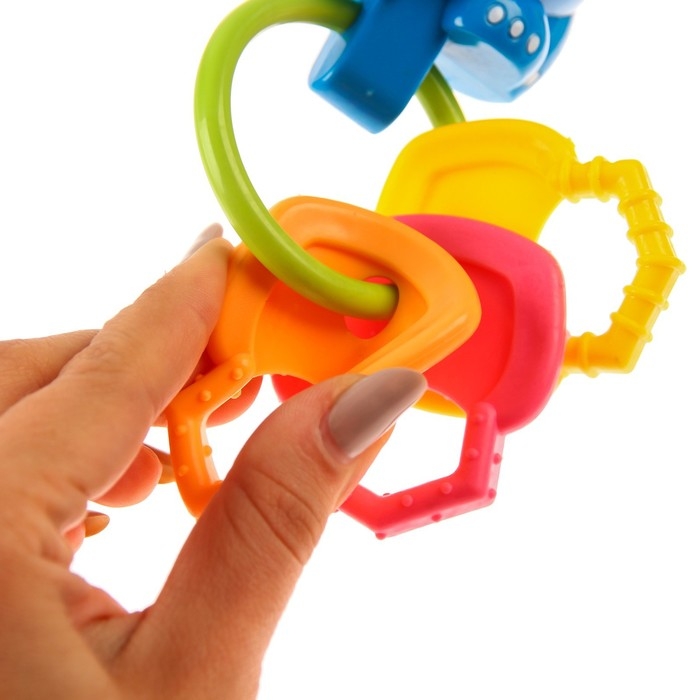Погремушка «Слоник», с эластичными элементами, цвет МИКС, Крошка Я Погремушка «Слоник», с эластичными элементами, цвет МИКС, Крошка Я