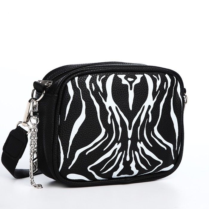 Сумка женская из искусственной кожи «Зебра», 19х14х6 см. Сумка женская из искусственной кожи «Зебра», 19х14х6 см.