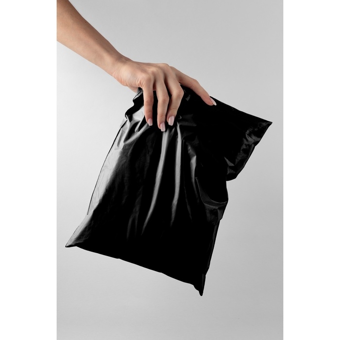 Курьерский пакет с клеевым клапаном , черный 15 х 20 + 4 см , 50 шт Курьерский пакет с клеевым клапаном , черный 15 х 20 + 4 см , 50 шт