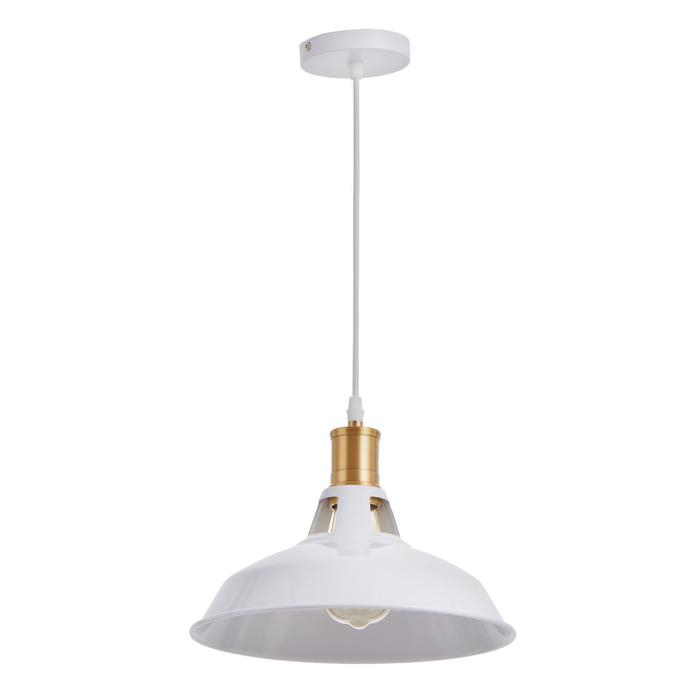 Светильник BayerLux 1955/1WT E27 40Вт белый 27х27х20-170 см