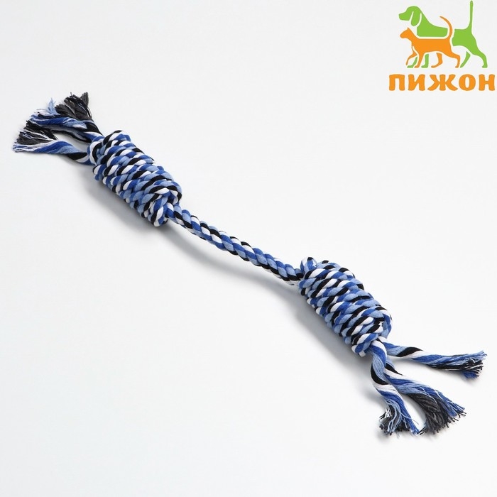 Игрушка тренировочная канатная Игрушка тренировочная канатная "Инь-Янь", 40 см, до 70 г, микс цветов