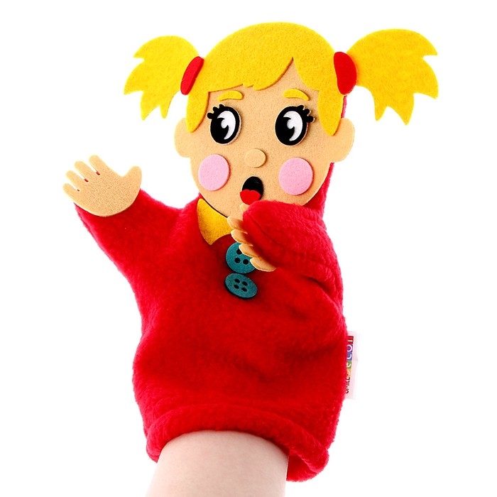 Пальчиковый театр кукла на руку «Девочка» Пальчиковый театр кукла на руку «Девочка»