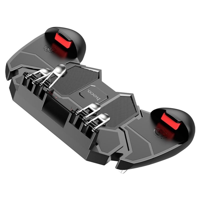 Геймпад Hoco GM7, 4 триггера, ширина телефона до 70-95 мм, чёрный