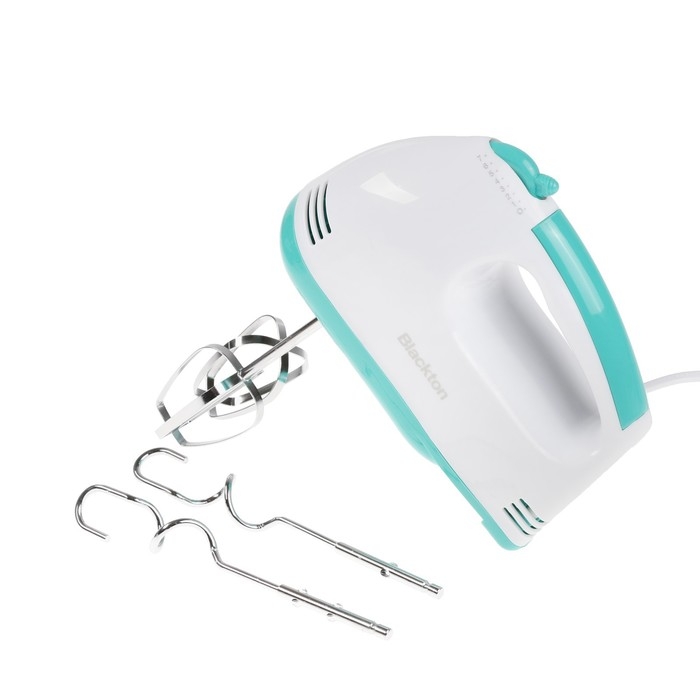 Миксер Blackton Bt MX423, ручной, 200 Вт, 7 скоростей, бело-бирюзовый Миксер Blackton Bt MX423, ручной, 200 Вт, 7 скоростей, бело-бирюзовый