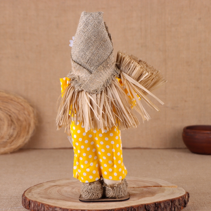 Оберег-домовой Оберег-домовой "Баба яга", 35х20х19 см, микс