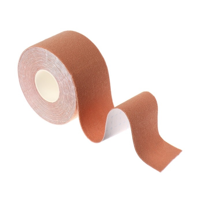 Кинезио - тейп, 3,8 см × 5 м, цвет бежевый Кинезио - тейп, 3,8 см × 5 м, цвет бежевый