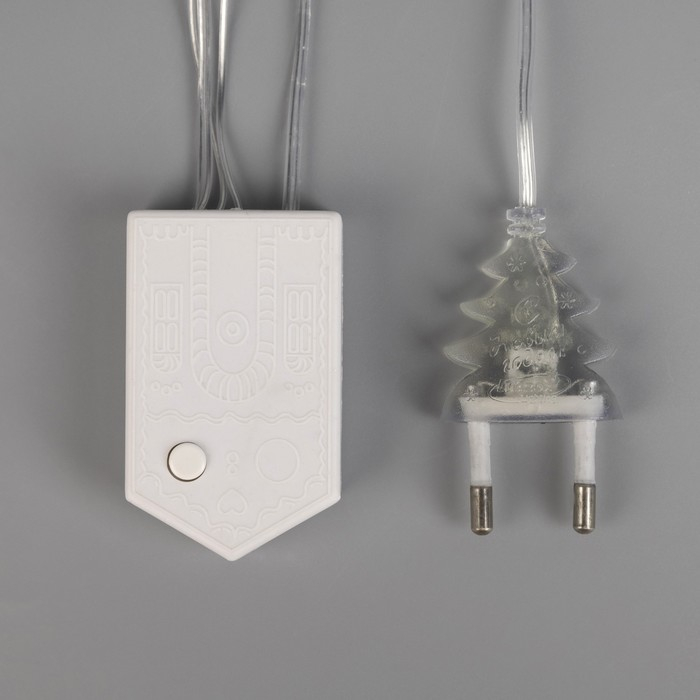 Гирлянда «Бахрома-арка» 1 × 1 м, IP20, прозрачная нить, 126 LED, свечение тёплое белое, 8 режимов, 220 В Гирлянда «Бахрома-арка» 1 × 1 м, IP20, прозрачная нить, 126 LED, свечение тёплое белое, 8 режимов, 220 В