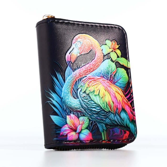 Кошелёк на молнии, цвет чёрный Кошелёк на молнии, цвет чёрный