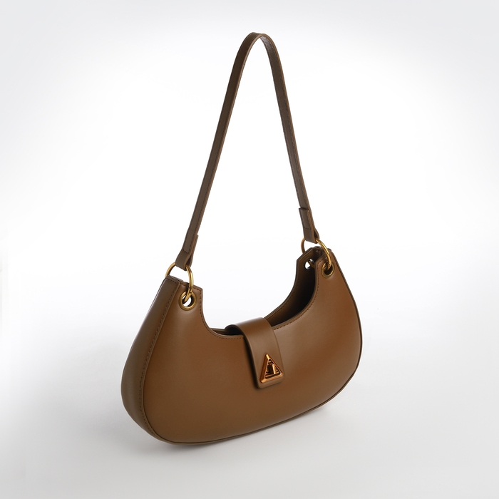 Сумка женская багет на молнии TEXTURA, средний размер, цвет коричневый Сумка женская багет на молнии TEXTURA, средний размер, цвет коричневый