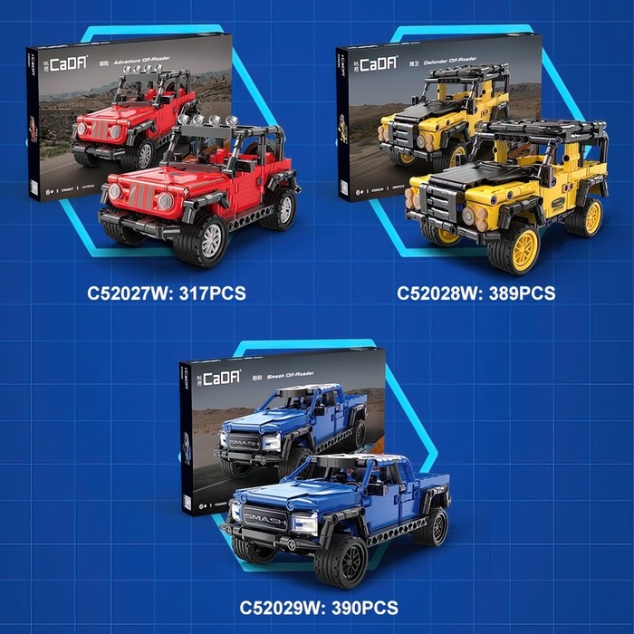 Конструктор инерционный «Внедорожник», 317 деталей Конструктор инерционный «Внедорожник», 317 деталей