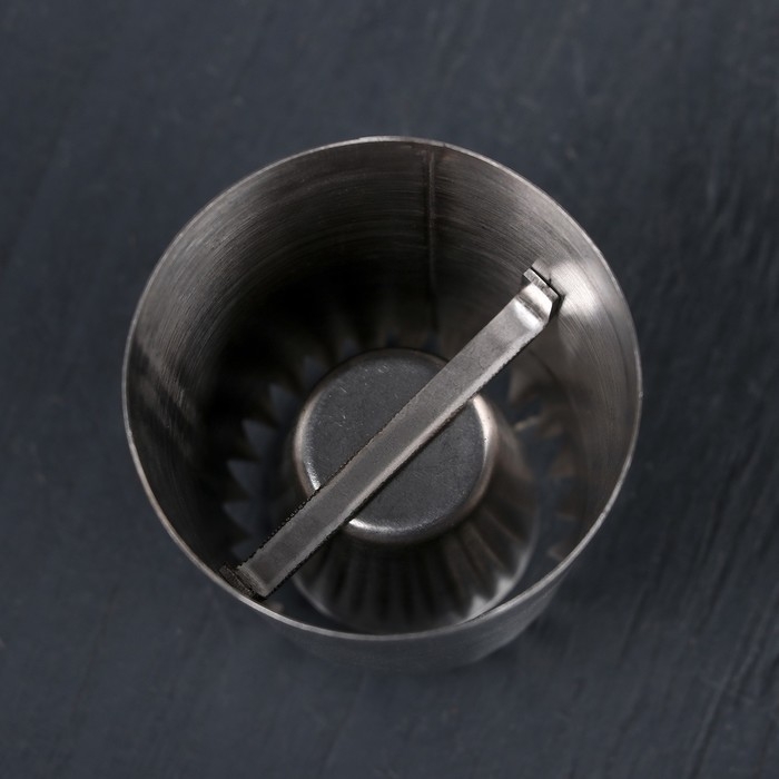 Насадка кондитерская «Безе», d=4,2 см, выход 2,7 см, нержавеющая сталь Насадка кондитерская «Безе», d=4,2 см, выход 2,7 см, нержавеющая сталь