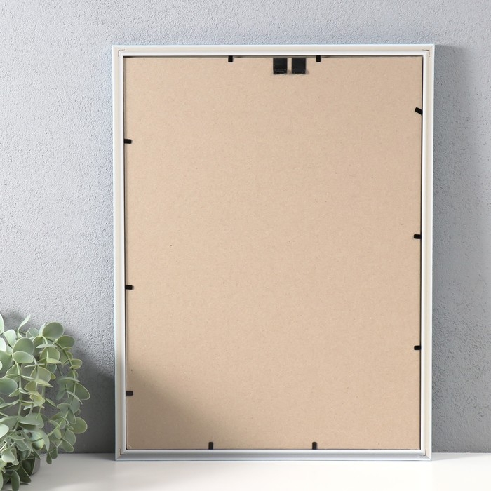 Фоторамка пластик Фоторамка пластик "Стиль голубой" 30х40 см, голубой