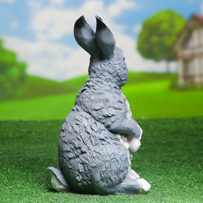 Садовая фигура  Садовая фигура "Заяц полевой" 18х21х33см