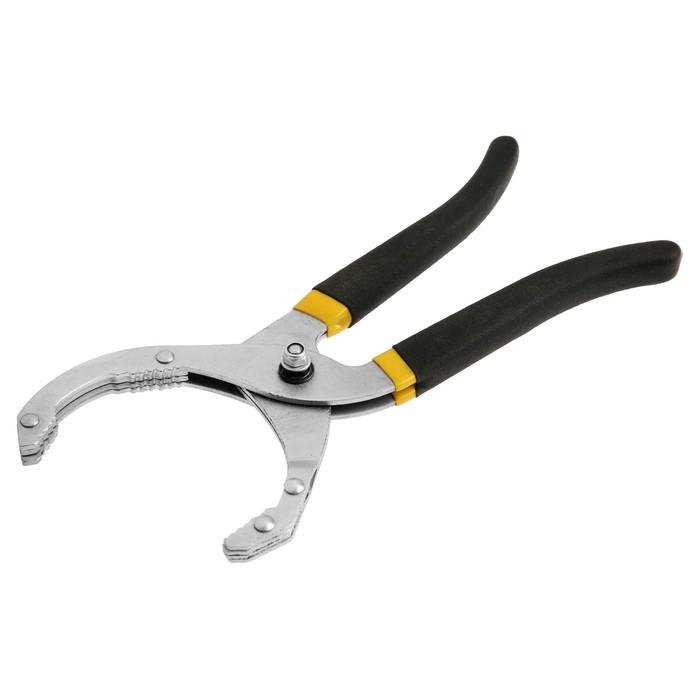 Съемник масляного фильтра ТУНДРА, тип  Съемник масляного фильтра ТУНДРА, тип "клещи", обрезиненные рукоятки, 60 - 90 мм