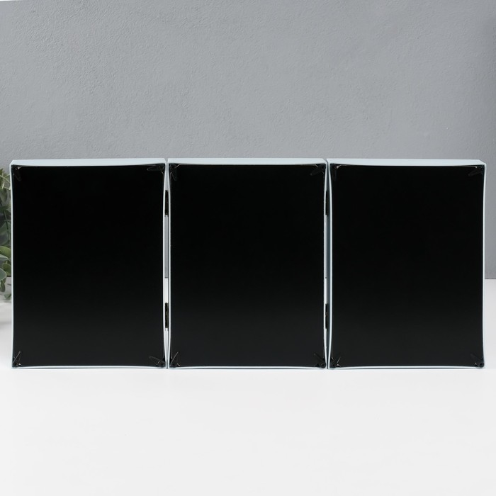 Фоторамка пластик 13х18 см с полим.глиной Фоторамка пластик 13х18 см с полим.глиной "Отпечаток ладошки и ножки" голубая 20,5х46,5 см