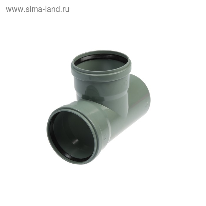Тройник канализационный FLEXTRON, внутренний, d=110 мм, 90° Тройник канализационный FLEXTRON, внутренний, d=110 мм, 90°