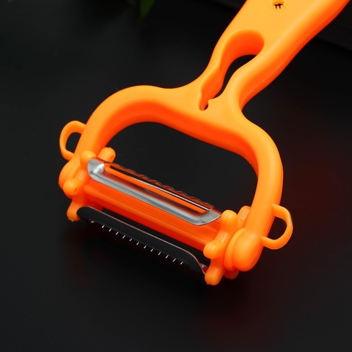 Овощечистка универсальная 6 в 1 Доляна, 20×10 см, цвет МИКС Овощечистка универсальная 6 в 1 Доляна, 20×10 см, цвет МИКС