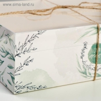 Коробка для капкейка, кондитерская упаковка, 6 ячеек «Для тебя», 23 х 16 х 7.5 см