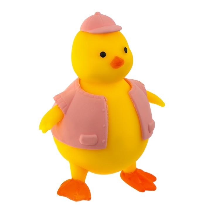 Мялка «Уточка» с пастой, цвета МИКС Мялка «Уточка» с пастой, цвета МИКС