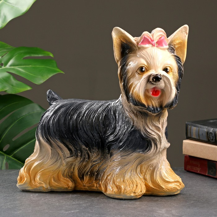 Копилка Копилка "Йорк с бантом" 31х14х28см