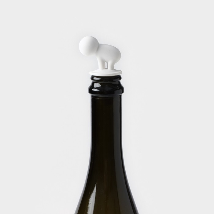 Набор насадок для бокалов «Ребятки», в комплекте с пробкой