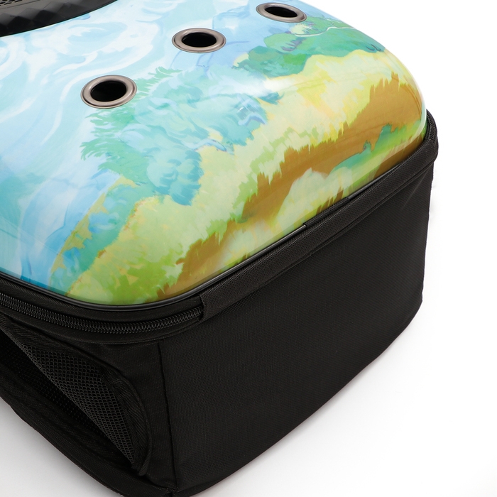 Рюкзак для переноски кошек и собак  Рюкзак для переноски кошек и собак "Поля", с окном, 32 х 25 х 42 см