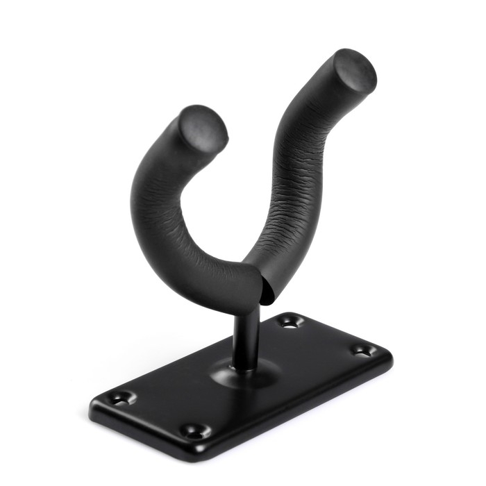 Держатель для гитары Music Life настенный, чёрный Держатель для гитары Music Life настенный, чёрный