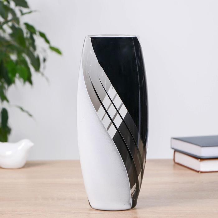 Ваза Ваза "Симона" чёрный h-26х11см d-7,5см