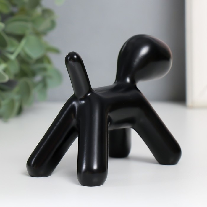 Сувенир полистоун Сувенир полистоун "Собака" чёрный 10х7,8х5,4 см