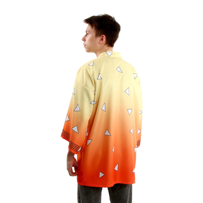 Карнавальное хаори «Демонический клинок», р. 48-50 (XL), цвет жёлтый Карнавальное хаори «Демонический клинок», р. 48-50 (XL), цвет жёлтый