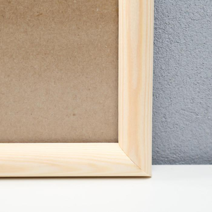 Фоторамка 50х60 см белое дерево № 5 Фоторамка 50х60 см белое дерево № 5