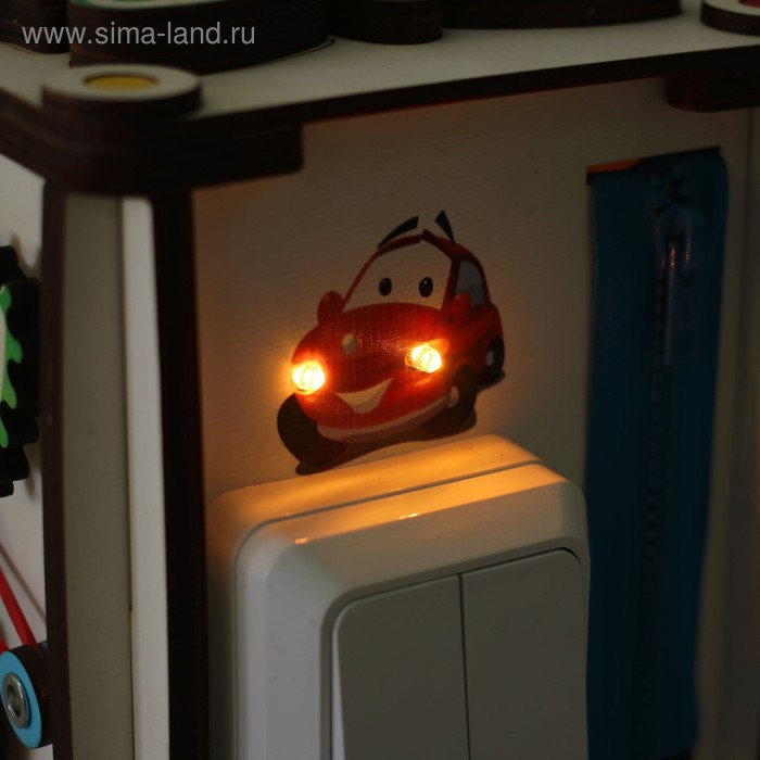 Бизикуб со светом «Зверушки» 17х17х18 см Бизикуб со светом «Зверушки» 17х17х18 см