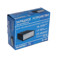 Зарядно-предпусковое устройство АКБ Вымпел-15, 7 А, 12 В, до 100 Ач, 12 В