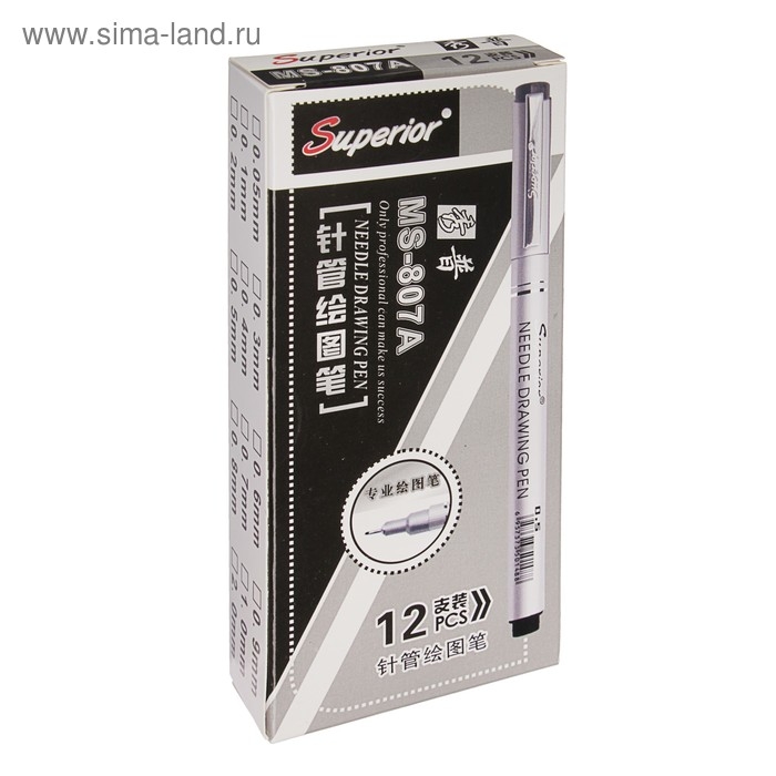 Линер Superior, 0.1 мм, чёрный Линер Superior, 0.1 мм, чёрный