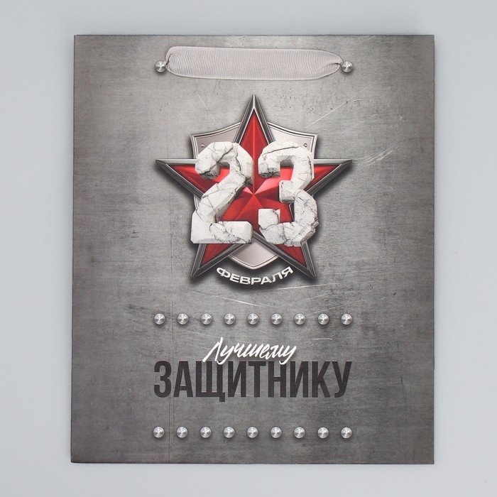 Пакет подарочный ламинированный вертикальный, упаковка, «Защитнику», ML 23 х 27 х 11.5 см Пакет подарочный ламинированный вертикальный, упаковка, «Защитнику», ML 23 х 27 х 11.5 см