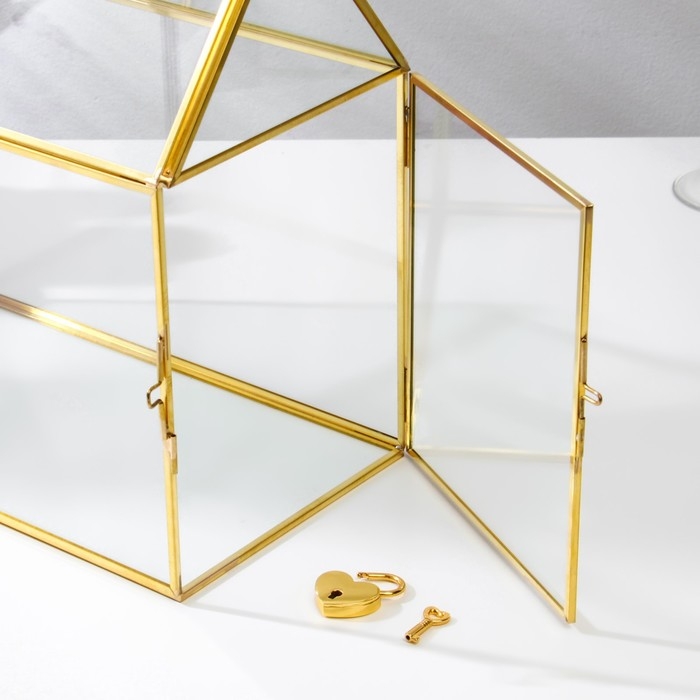 Свадебный банк Свадебный банк "Очаг", 25х14,5х24 см, стекло