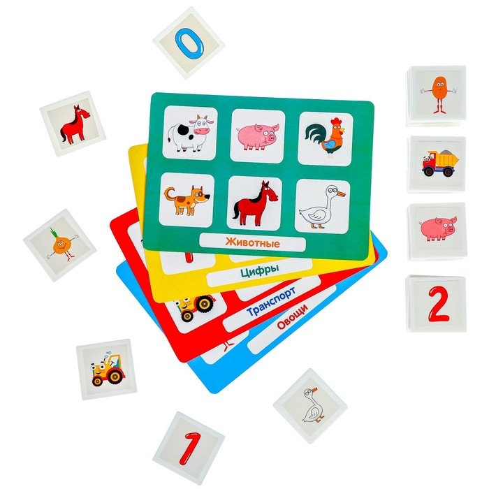 Лото для малышей «Синий трактор», по методике Г. Домана Лото для малышей «Синий трактор», по методике Г. Домана