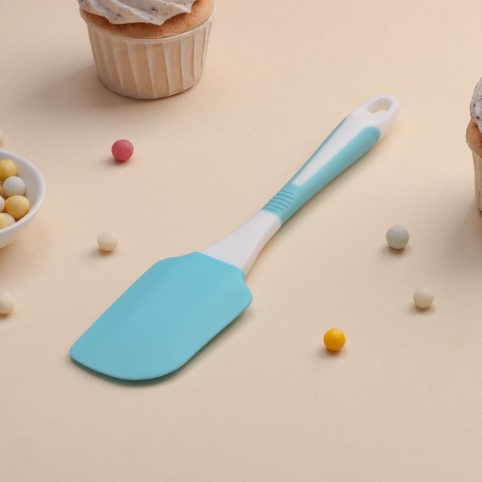 Лопатка Доляна «Профи», 24 см, цвет голубой Лопатка Доляна «Профи», 24 см, цвет голубой