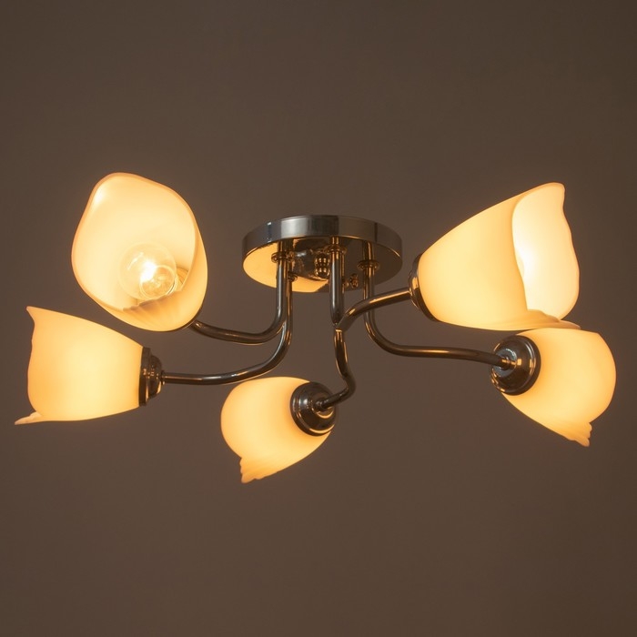 Люстра 1341001/5WT E27 15Вт хром BayerLux Люстра 1341001/5WT E27 15Вт хром BayerLux