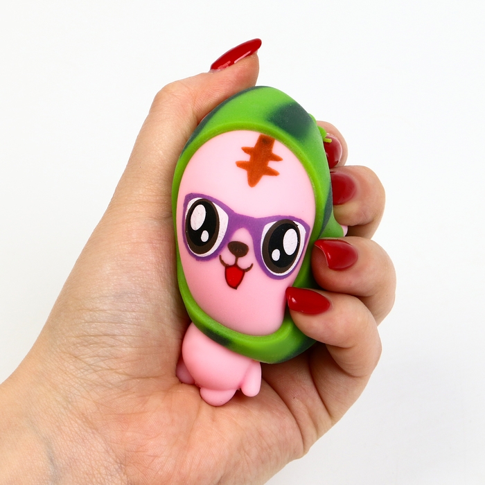 Мялка «Мишка» с пастой, цвета МИКС Мялка «Мишка» с пастой, цвета МИКС