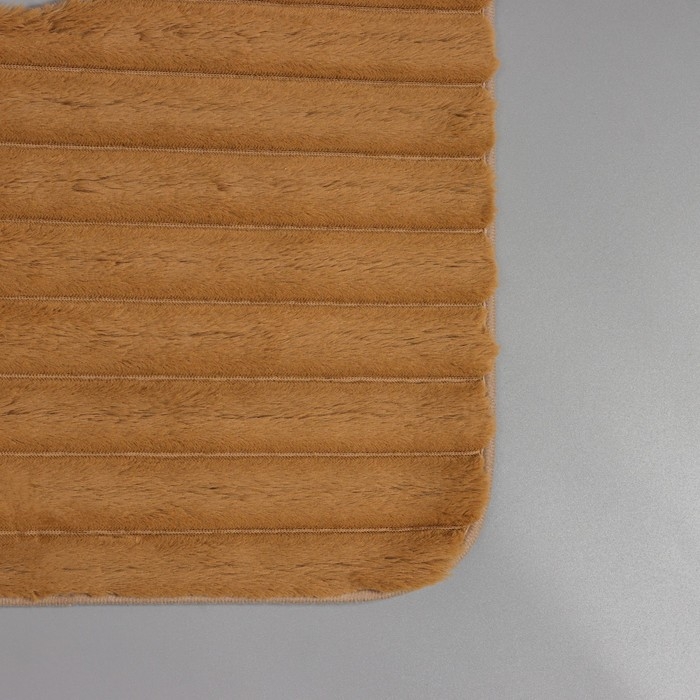 Коврики для ванной и туалета SAVANNA «Оливия», 2 шт: 40×50 см, 50×80 см, цвет коричневый Коврики для ванной и туалета SAVANNA «Оливия», 2 шт: 40×50 см, 50×80 см, цвет коричневый