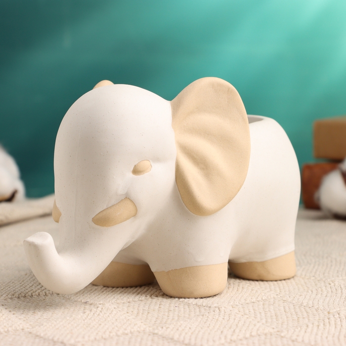 Кашпо  Кашпо "Слоник" 16х9х10см