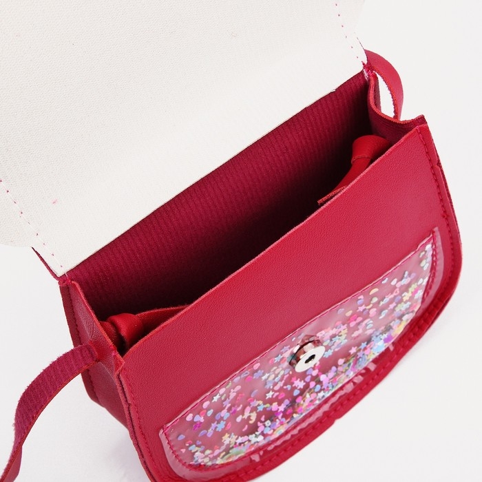 Сумка детская для девочки на магните, цвет розовый Сумка детская для девочки на магните, цвет розовый