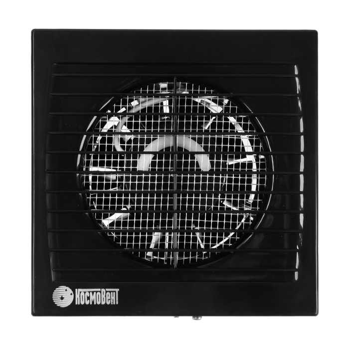 Вентилятор вытяжной Вентилятор вытяжной "КосмоВент" В125ВК, d=125 мм, 12 Вт, 41 дБ, 160 м³/ч, с выключ., черный