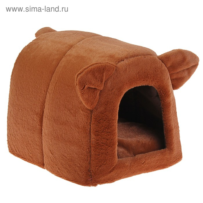 Домик  Домик "Норка" для животных, 28 х 28 х 35 см, плюш, микс цветов