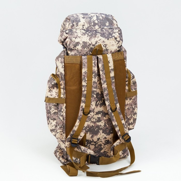 Рюкзак туристический Рюкзак туристический "Аdventure" мужской, 70 л, oxford, камуфляж серая цифра