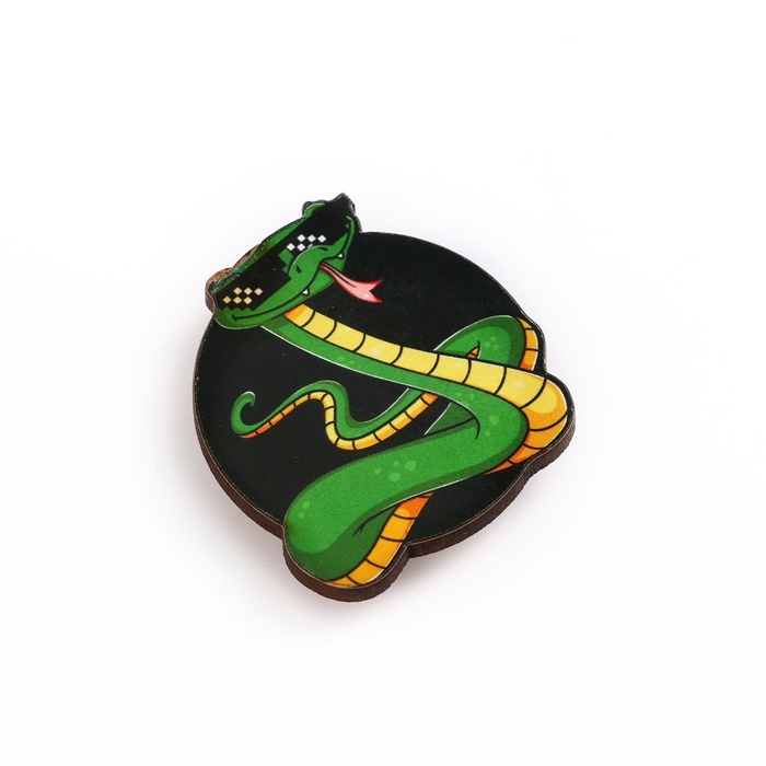 Значок новогодний «Новый год: Талисман от стресса», 4,1 х 4,5 см Значок новогодний «Новый год: Талисман от стресса», 4,1 х 4,5 см