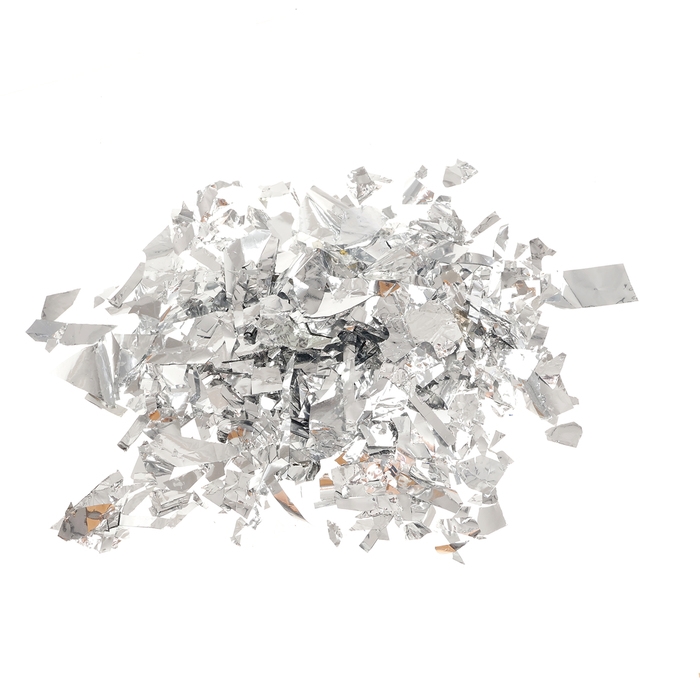 Хлопушка пневматическая "Сияй, как серебро" 30см, цвет серебро